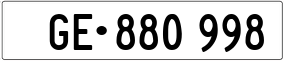 Truck License Plate